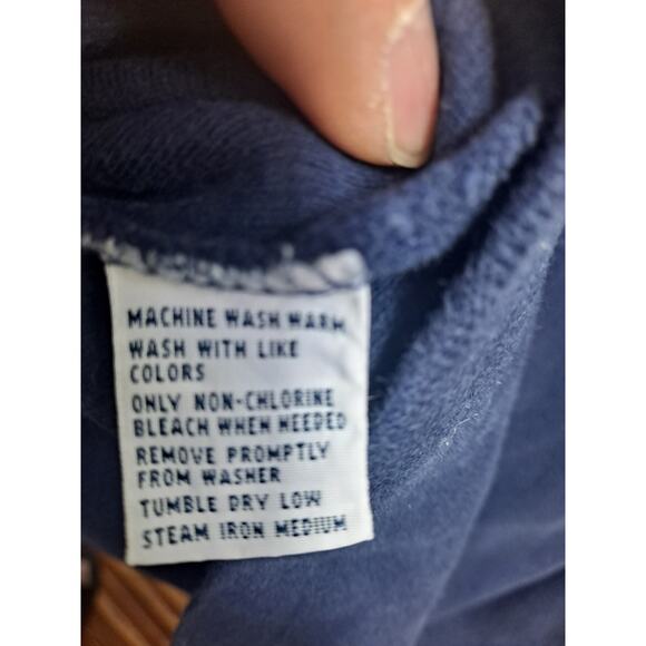 Polo Ralph Lauren Men’s Blue Quarter Zip Estate-Rib Pullover Sweater Size M - Picture 8 of 8